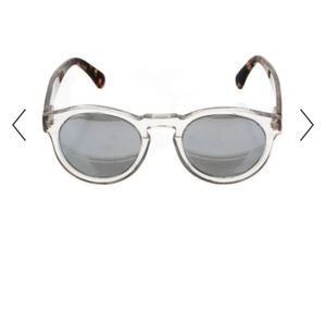 Illesteva Silver / Clear Mirrored Sunglasses